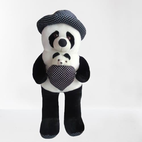 Teddy Bear Stuffed Toy (3 feet very beautiful Black & White standing panda)