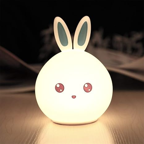 Rabbit Lamp - Touch Dimming Bedside Bunny Lamp Kids
